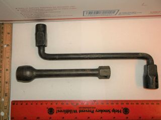 2 Vintage Frank Mossberg 968 & 1637 Socket Wrenches Model T Car Truck A Tractor