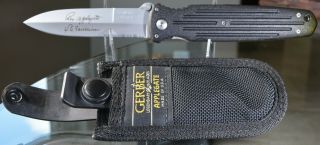 Gerber Applegate - Fairbairn Combat Knife Folder 1st Production 1996 Usa