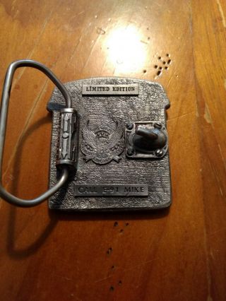 VINTAGE CHICAGO FIRE DEPARTMENT FIREMAN FIREFIGHTER LIMITED EDITION BUCKLE BADGE 3