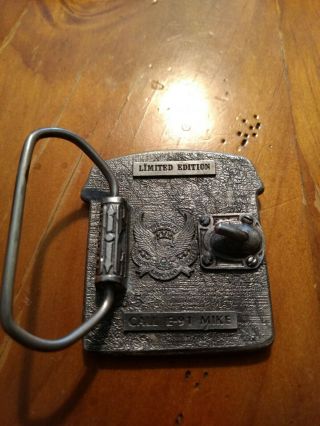 VINTAGE CHICAGO FIRE DEPARTMENT FIREMAN FIREFIGHTER LIMITED EDITION BUCKLE BADGE 4