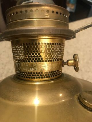Vintage Aladdin Lamp Brass Burner Oil Kerosene 21c 4