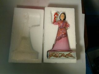 Markdown - Jim Shore Disney Traditions Mulan And Mushu Princess Figurine Euc