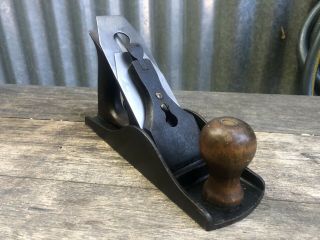 Vintage Consolidated Tool Inc Wood Hand Plane 9 1/4 Inches No 4 Smooth