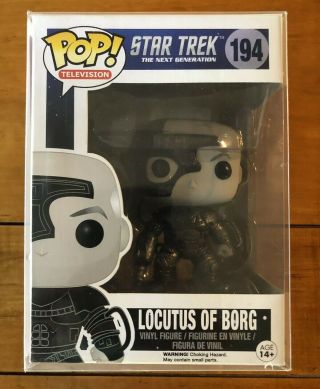 Locutus Of Borg Star Trek The Next Generation Funko Pop 194 With Protector