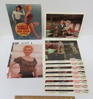 (13) Bus Stop (1956) Film Marilyn Monroe Glossy (8x10) Classico (1984) Postcards