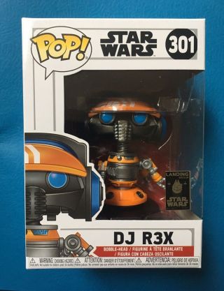 301 Dj R3x Funko Pop Dj Rex Star Wars Galaxy 