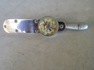 Vintage Snap On Torqometer Torque Wrench Tq - 6 - Fu 0 - 75 Inch Pounds 1/4 Drive