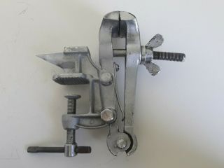 Vintage Rare Vise With An Anvil For Jewelers Best Durable Metal Made In The Ussr