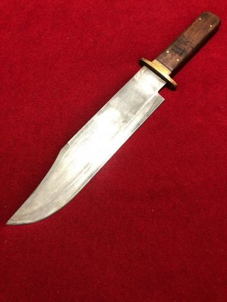 Big Vintage Bowie Knife Old Dagger Antique Ww1? Ww2? Civil War? Hunting 15”