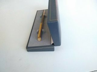 Dunhill Gemline Stell Gold Clip Ballpoint Pen With A Box