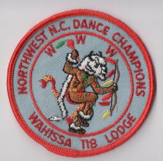 Wahissa Lodge 118 / Northwest N.  C.  Dance Champions / Pocket Patch