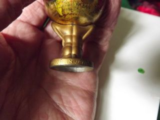 Vintage JAPAN Die Cast Tin Pencil Sharpener ATLAS / WORLDS 2