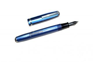 Restored Esterbrook Blue Model J Fountain Pen With A 1551 Medium Nib Installed