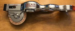 Dymo - Mite Tapewriter Model M - 22 Vintage Label Maker Embossing Tool