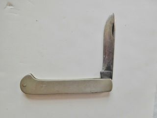 W.  R.  Case And Sons Bradford Pa.  Vintage Antique Single Blade Pocket Knife No Res