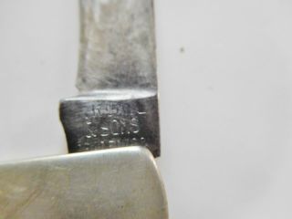 W.  R.  Case and Sons Bradford Pa.  Vintage Antique Single Blade Pocket Knife NO RES 4