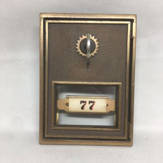 Vintage Corbin Po Post Office Mailbox Mail Box Door Lock Key Set Size 50