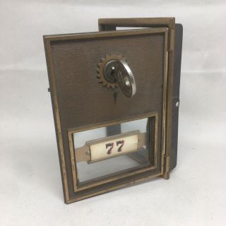 Vintage Corbin PO Post Office Mailbox Mail Box Door Lock Key Set Size 50 5