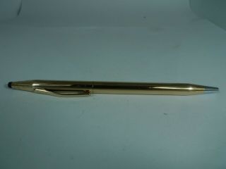 Vintage Cross Century Ballpoint Pen 14kt Rolled Gold Filled Body