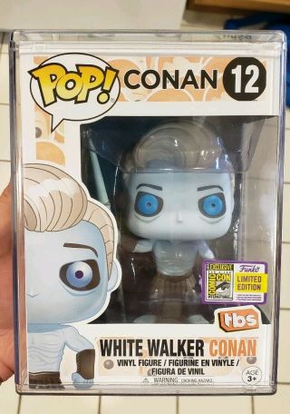 White Walker Conan Funko Pop (2017 Sdcc Exclusive) W/ Hard Case
