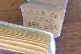 A.  G.  Russel Co.  ARK USA Camillus Made CM - 2 Delrin Daddy Barlow Knife A.  G.  R.  Co. 4