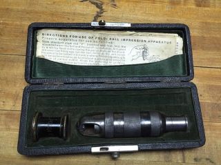 Vintage Poldi Hammer Type Hardness Tester Portable Brinell Hardness Tester