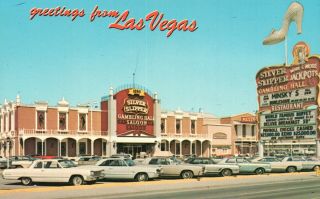 Las Vegas,  Nevada,  Nv,  Silver Slipper Gambling Hall,  Vintage Postcard G5986