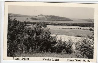 Rp: Penn Yan,  York,  1930 - 40s ; Bluff Point,  Keuka Lake