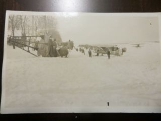 Rare Early - Rppc Airplanes On Skids,  Landing And Taking Off On Ice,  Aviation