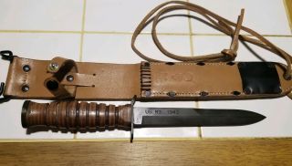 Us M3 1943 Trench Knife With M6 1943 Scabbard