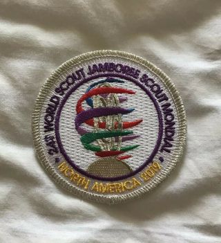 2019 World Scout Jamboree Commemorative Statue Silver Mylar Patch