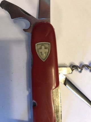 Vintage Wenger Wengerinox Swiss Army Knife W/ Case
