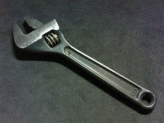 Vintage Proto 704s 4 " Adjustable Wrench 1/2 " Capacity Made In Usa