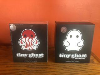 Bimtoy Tiny Ghost Vinyl Figure Bloodbath Le 400 (in Hand) With Og Ghost