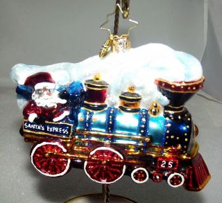 Radko Winter Express Santa Train 99 - 1017109 Christmas Ornament