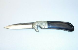 Vintage Fury Knives Japan 10599 Horse Folding Knife Rare 5