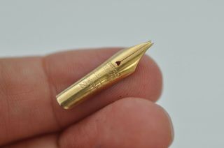 Lovely Vintage Spare 14ct Waterman ' s 2 Canada Fountain Pen Nib - Manifold Tip 2