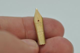 Lovely Vintage Spare 14ct Waterman ' s 2 Canada Fountain Pen Nib - Manifold Tip 3