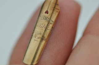 Lovely Vintage Spare 14ct Waterman ' s 2 Canada Fountain Pen Nib - Broad Flex Tip 3