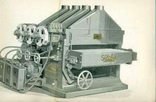 VINTAGE ca.  1929 SOLEM MACHINE COMPANY ROCKFORD ILLINOIS ENDLESS BED SANDER WOOD 5