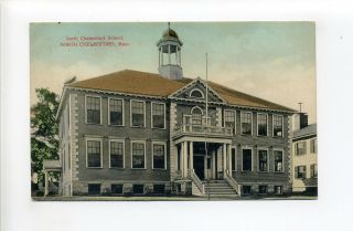 North Chelmsford Ma Mass " Where Arthur Goes To School ",  Antique Postcard