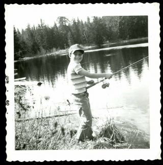 Vintage Photo Young Boy 