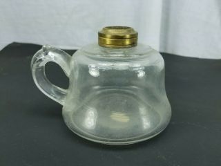 Antique Glass Finger Oil Lamp 11