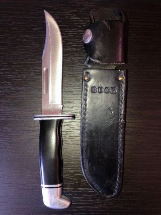 Vintage Hunting Buck Knife 119 With Sheath