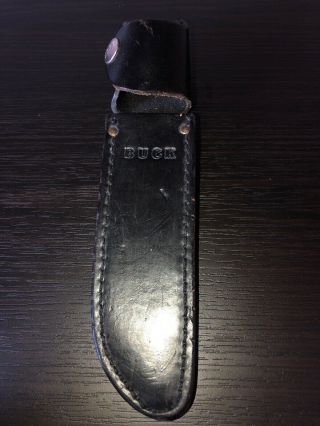 Vintage Hunting Buck Knife 119 With Sheath 5