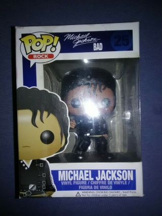 Funko Pop Music Michael Jackson Bad 25 Vinyl Figure Nrfb Shelfwear