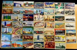 52 Postcards 1933 Chicago World ' s Fair Century of Progress art deco Advertising 2