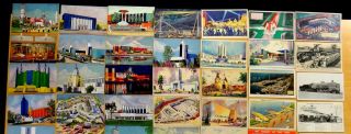 52 Postcards 1933 Chicago World ' s Fair Century of Progress art deco Advertising 3