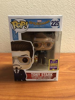 Funko Pop Spider - Man Homecoming Tony Stark 2017 Summer Convention Exclusive