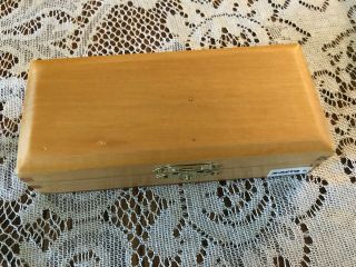 Vintage X - Acto Basic Knife Set 5082 Complete with Wood Chest 3